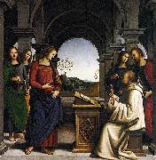 The Vision of St Bernard Pietro Perugino